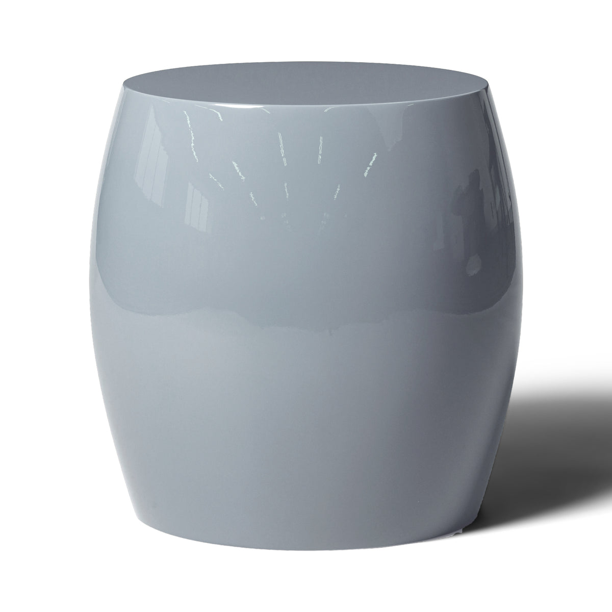 Modern Cloud Cover High Gloss Lacquer Finish Morocco Side Table