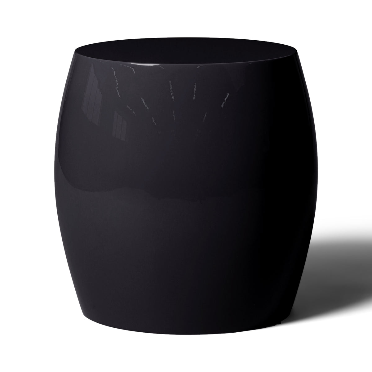Modern Ink High Gloss Lacquer Finish Morocco Side Table