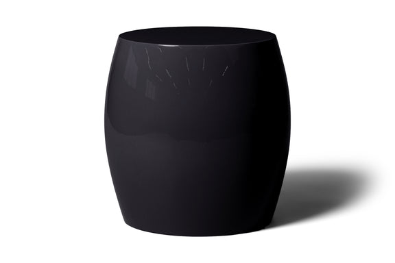 Modern Ink High Gloss Lacquer Finish Morocco Side Table