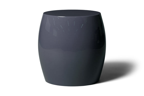 Modern Pilot Blue High Gloss Lacquer Finish Morocco Side Table