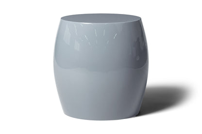 Modern Snow Day High Gloss Lacquer Finish Morocco Side Table