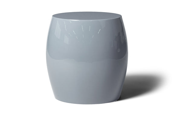 Modern Snow Day High Gloss Lacquer Finish Morocco Side Table