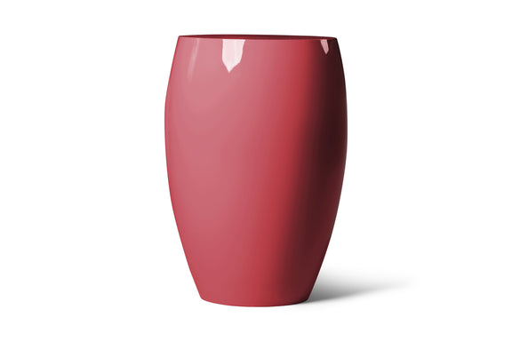 Modern Raspberry High Gloss Lacquer Finish Karma Side Table