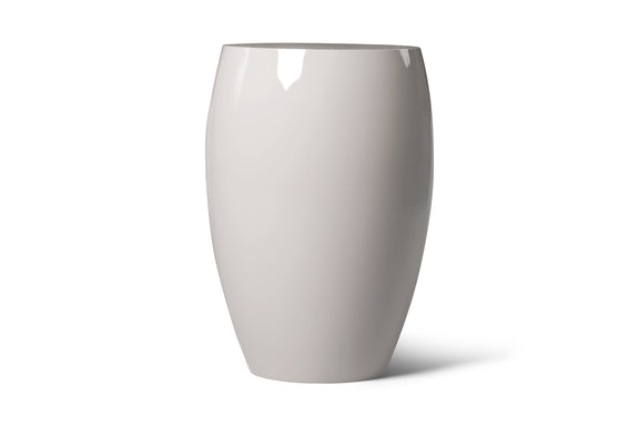 Modern Snow Day High Gloss Lacquer Finish Karma Side Table