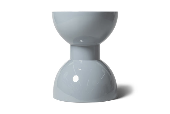 Modern Cloud Cover High Gloss Lacquer Finish Morocco Side Table